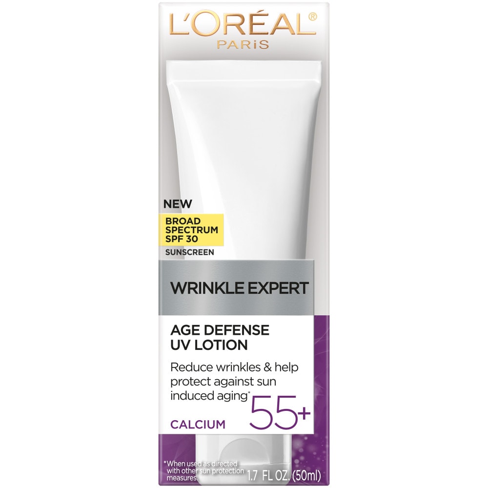 Wrinkle Expert 55+ Age Defense UV Lotion Reduce wrinkles and help protect against the sun